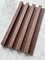 3D pvc wall panel WPC fluted decorative panel wooden grain marble color wall clading panel