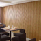 3D pvc wall panel WPC fluted decorative panel wooden grain marble color wall clading panel