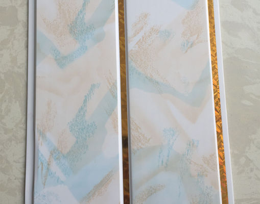 บอร์ดกันน้ำสำหรับห้องน้ำ / ห้องน้ำกันน้ำแผงเพดานด้วยเส้นสีทอง