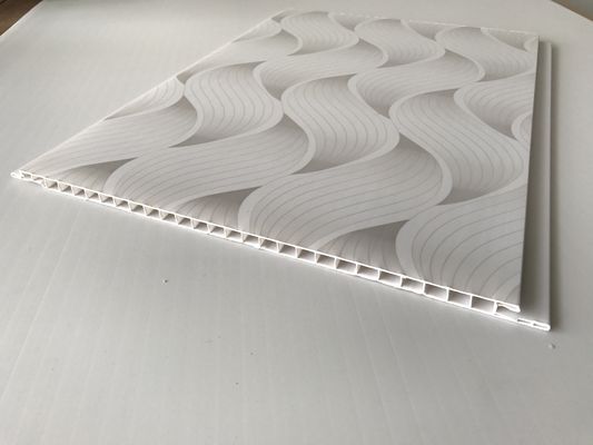 การออกแบบสีที่นิยม แผ่น PVC สําหรับเพดานและผนัง คลื่น พิมพ์ Pvc ห้องน้ํา แผ่นผนัง แผ่นกันน้ํา