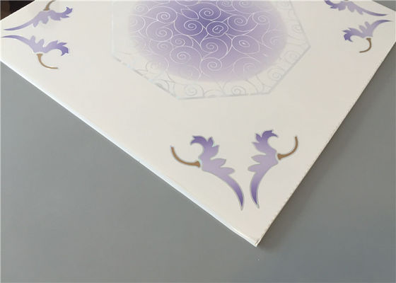 595*595mm กระเบื้องเพดาน สะอาดต่อสิ่งแวดล้อม โมเดิร์น ไฟลวดเพดานแขวนสําหรับคาร์พอร์ต / คาร์เรจ / ห้องน้ํา