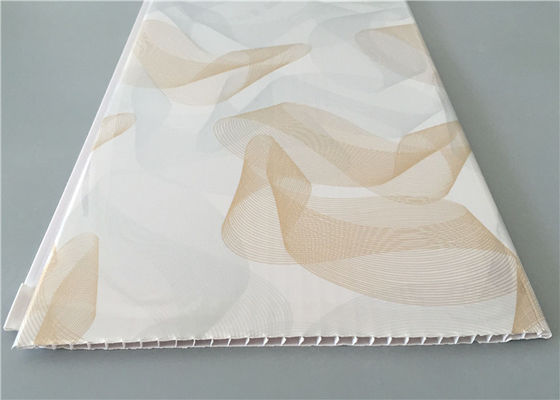 ติดตั้งง่ายผนังติดตั้งแผง Pvc Wainscoting Wall Panel 2.6 Kg / M2
