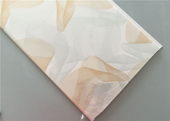 ติดตั้งง่ายผนังติดตั้งแผง Pvc Wainscoting Wall Panel 2.6 Kg / M2