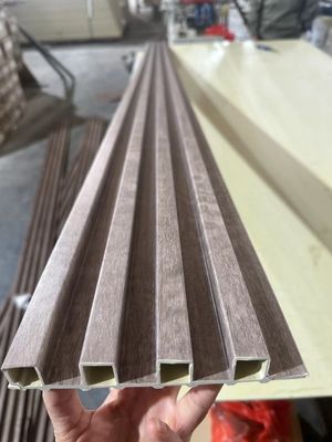 Hollow 23MM Thickness Wpc Fluted Wall Panels Exterior