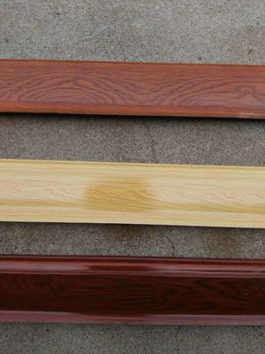 Fireproof Durable Pvc Bathroom Skirting Board Environmentally Friendly