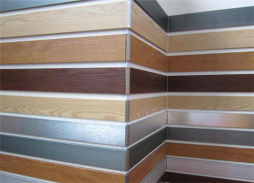 Flexible PVC Skirting Line Anti Mold Environmentally Friendly