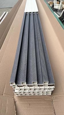 Contemporary Pvc 3d Wall Panels Wpc Covering Woodgrain Slat Wall Panels