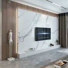 พาร์คพีวี UV แผ่นผนังมาร์มเบอร์กันน้ํา แผ่นตกแต่งกระจกกระจกกระจกสูง