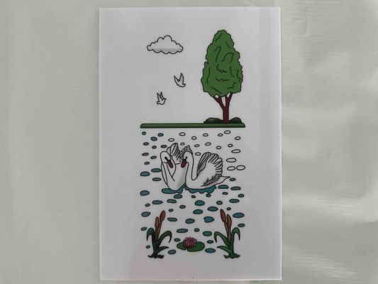 UV Printing Polystyrene Sheets การพิมพ์ 3D การประดับ PS Sheets แผ่นโฆษณาสีขาว