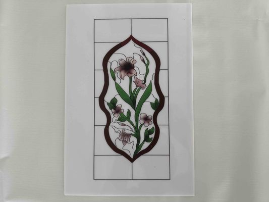 Floral Impression Planchas Decorative Polystyrene Sheets PS Plastic Laminas In Multiple Colors For Door Decoration