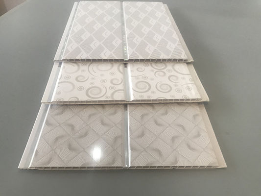 แผ่น PVC กันสาดไวนิลแผ่นผนังกันน้ำขนาด 20cm / 8 Inch OEM Service