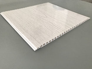 แผงเพดานไม้ Pvc กำหนดเองผนังภายนอกไม้หนา 7 มม