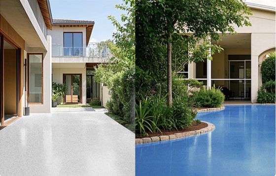 Epoxy Colored Sand Paint For Concrete Floor Flooring Material Self Leveling Floor Painting