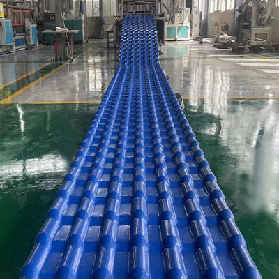 Popular Spanish UPVC Roof Sheets Brick Color R1050 PVC Roofing Sheets Heat Insulation UPVC Roof Tile Durable ASA Film Coating