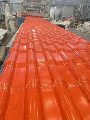 ASA UPVC Roofing Tiles Popular Plastic Roofing Sheets External Colonial Color Spanish