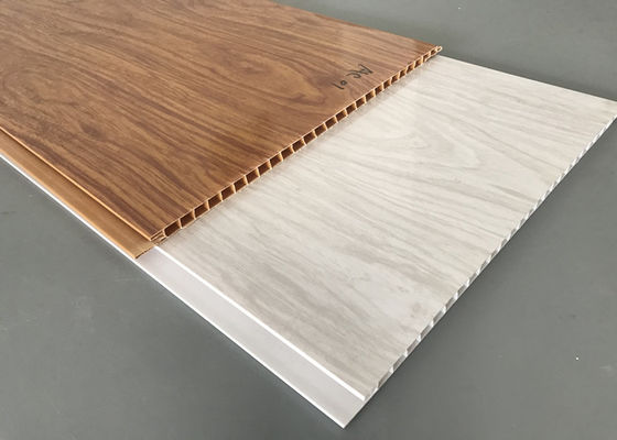 แผงไม้พีวีซีพิมพ์เงาสูงสำหรับตกแต่งผนังอาคารเพดานล็อบบี้