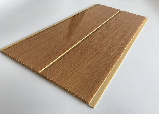 การพิมพ์ร่องกลางแผ่นพีวีซีไม้เช็ดพื้นผิวหน่วงไฟทำความสะอาด