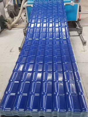 บ้านพักอาศัย น้ําหนักเบา 2 มม ความหนา สไตล์สเปน วัสดุหลังคา PVC สําหรับการก่อสร้าง